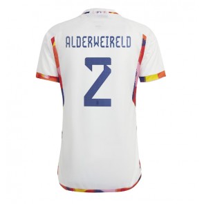 Belgium Toby Alderweireld #2 Replica Away Stadium Shirt World Cup 2022 Short Sleeve
